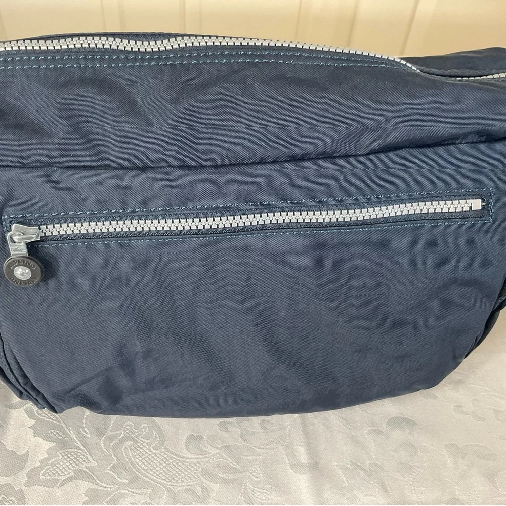 Kipling Crossbody Bag Blue Nylon New Without Tags - Picture 4 of 9